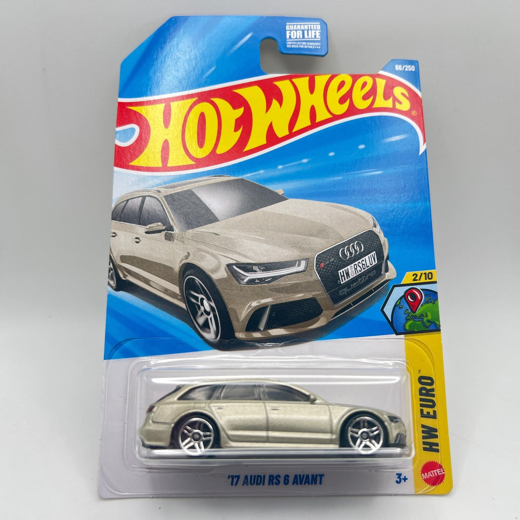 Hot Wheels '17 Audi RS 6 Avant HW Euro 2/10 Diecast Car 1:64 GOLD  66/250