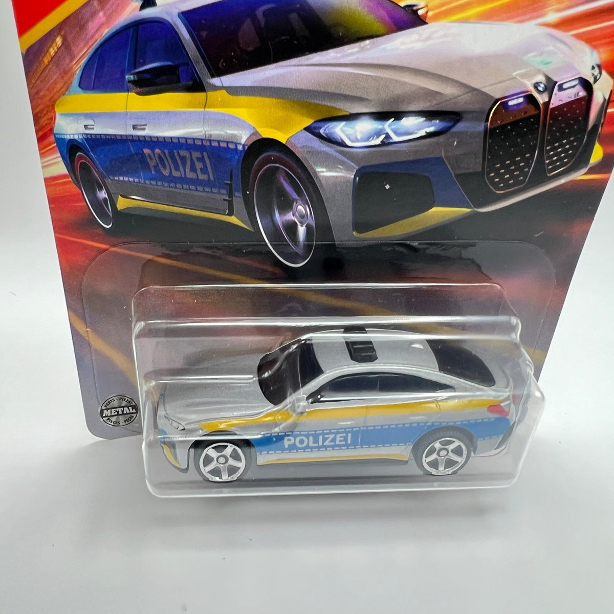 Matchbox 2023 BMW i4 Police Sedan 80/125 Polizei New 2025