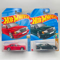 Hot Wheels Mercedes-Benz 500 E Lot of 2 Green 70s vs 90s & Red Factory Fresh