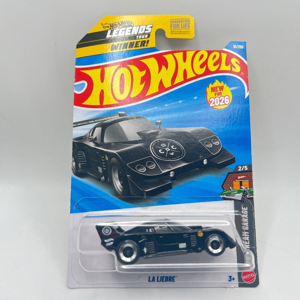 Hot Wheels LA Liebre Black Mainline New Case C 2026 Legends Tour Long Card