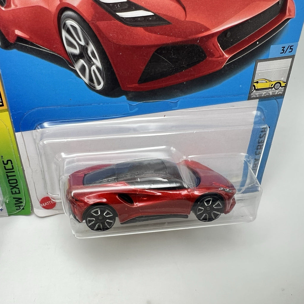Lot Of Two Hot Wheels Lotus Emira