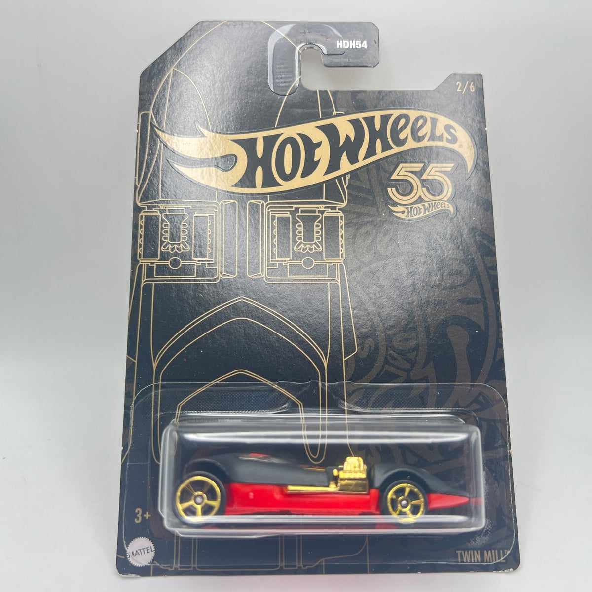 Hot Wheels 55th Anniversary Twin Mill 2/6 Car Mattel