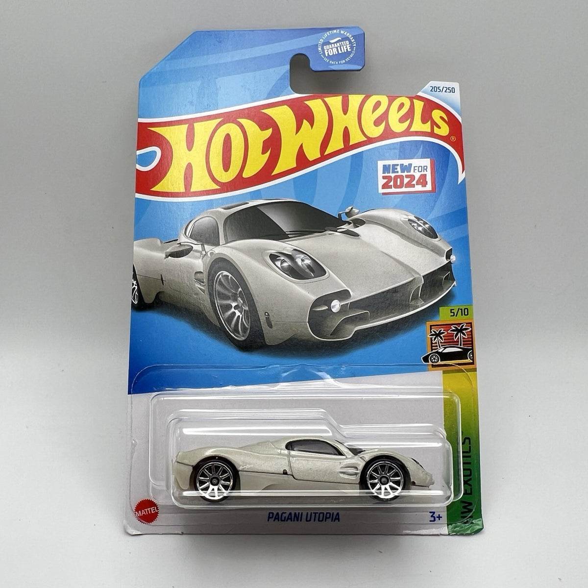 Hot Wheels Pagani Utopia Grey #205 Mainlines 2024 ∣ Diecast New Car Collect