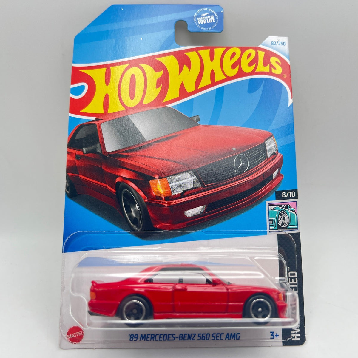 Hot Wheels '89 Mercedes-Benz 560 SEC AMG Lot of 3 Blue 186 Red 82 Black 150/250