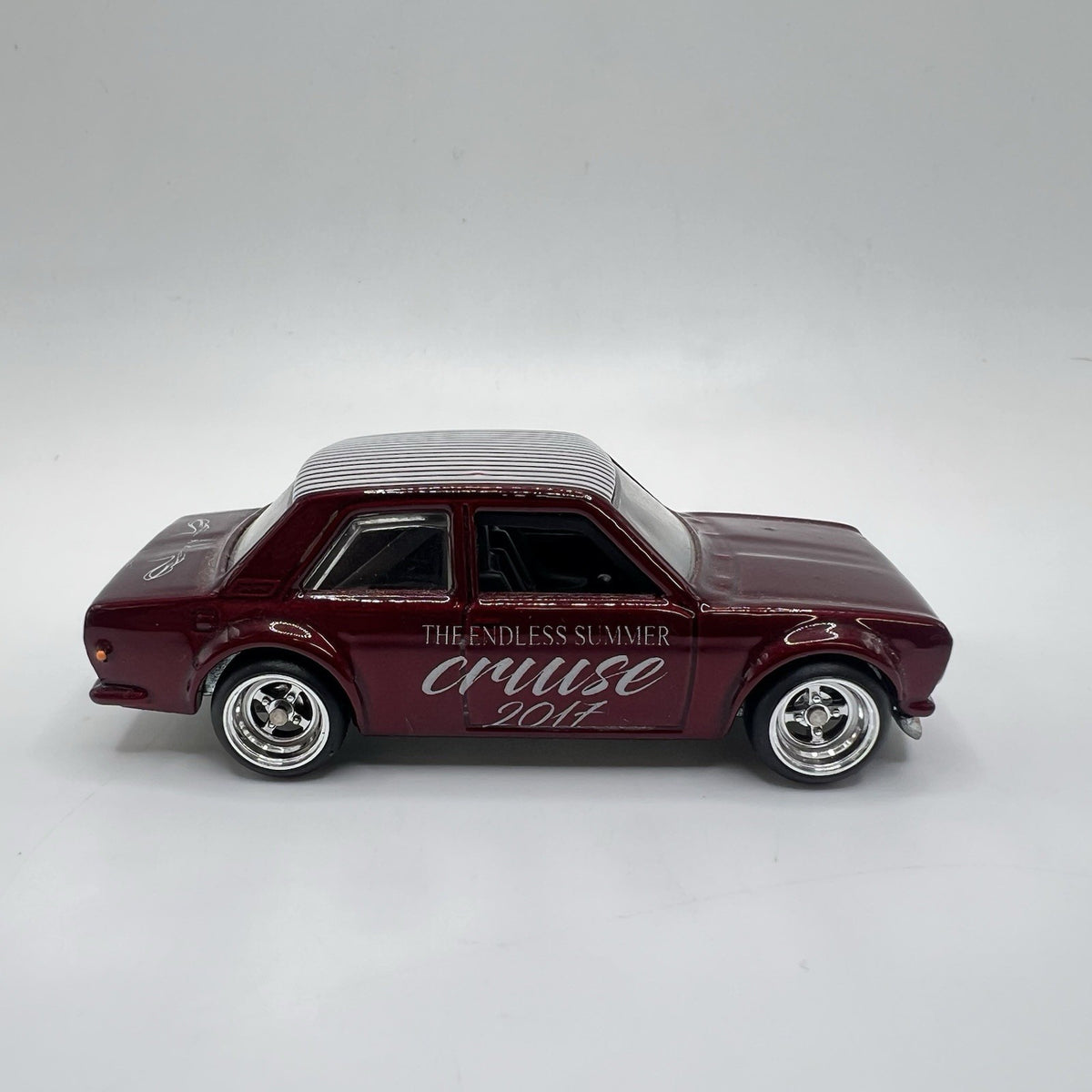 Hot Wheels '71 DATSUN 510 ALL CUSTOM! Full Paint And Real Riders