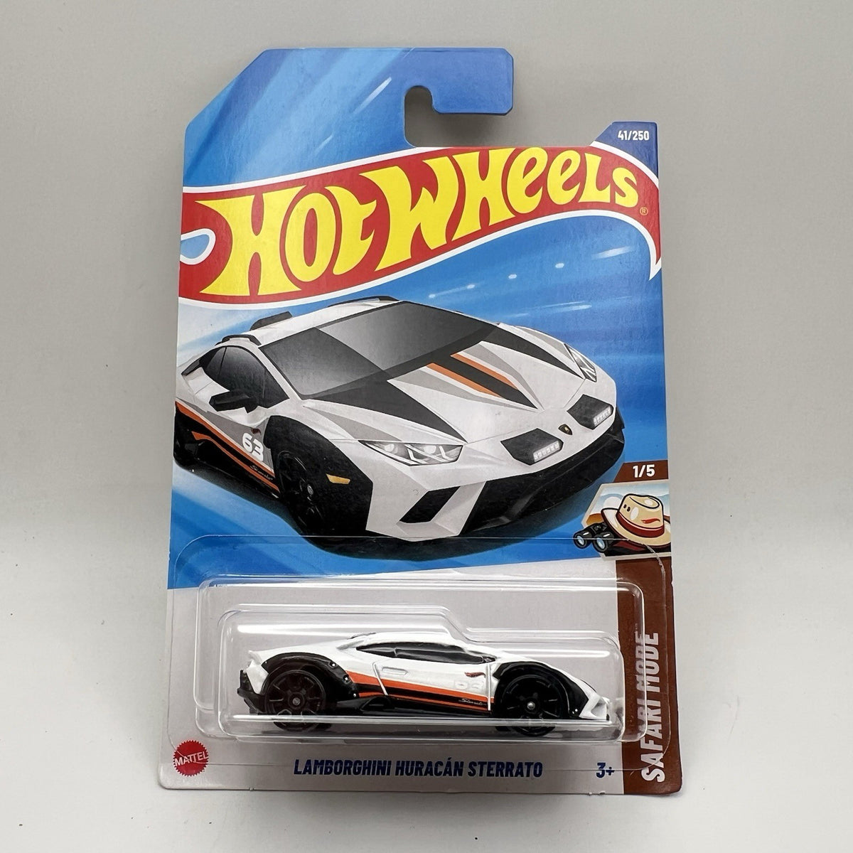 2025 Hot Wheels Safari Mode 1/6 Lamborghini Huracan Sterrato White