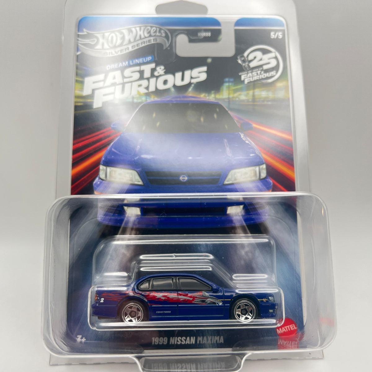 Hot Wheels Fast & Furious 1999 Nissan Maxima Blue 5/5 The Vault