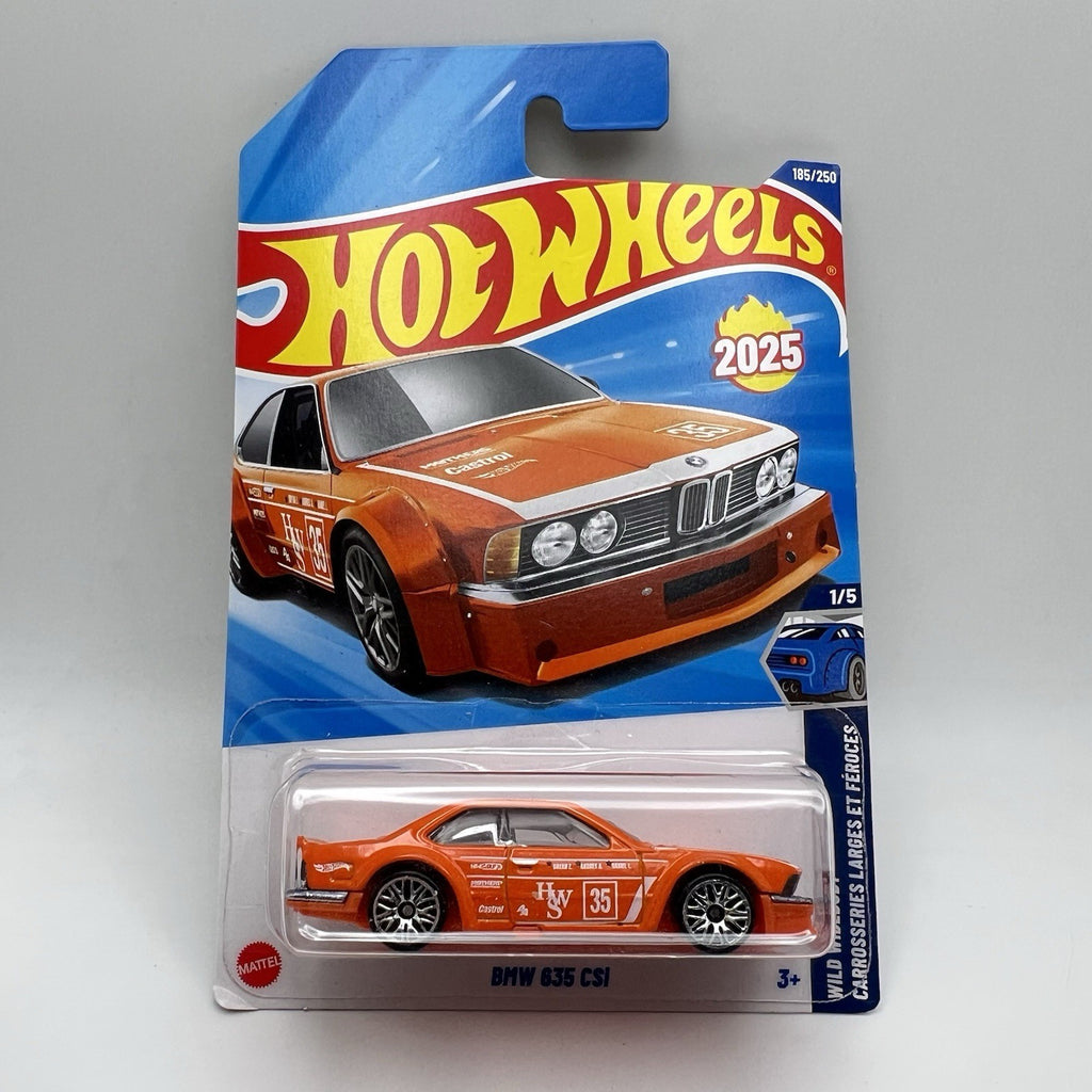 BMW 635 CSi 185/250 Hot Wheels 2025  Wild Widebody 1/5 orange