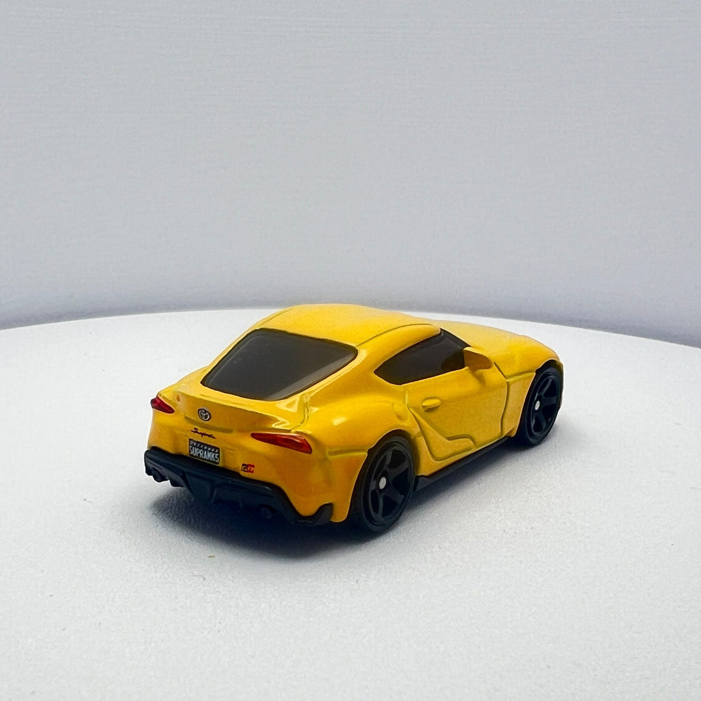 Matchbox 2023 Toyota GR Supra Yellow LOOSE 1/64