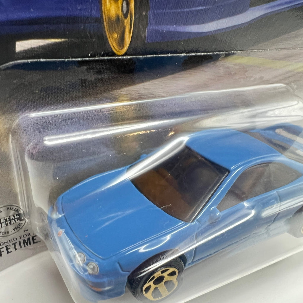 Matchbox 1997 Acura Integra Type R Light Blue 118/125 LHD & RHD Lot of 2