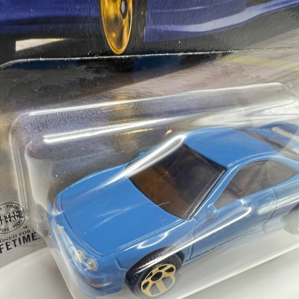 Matchbox 1997 Acura Integra Type R Light Blue 118/125 LHD & RHD Lot of 2