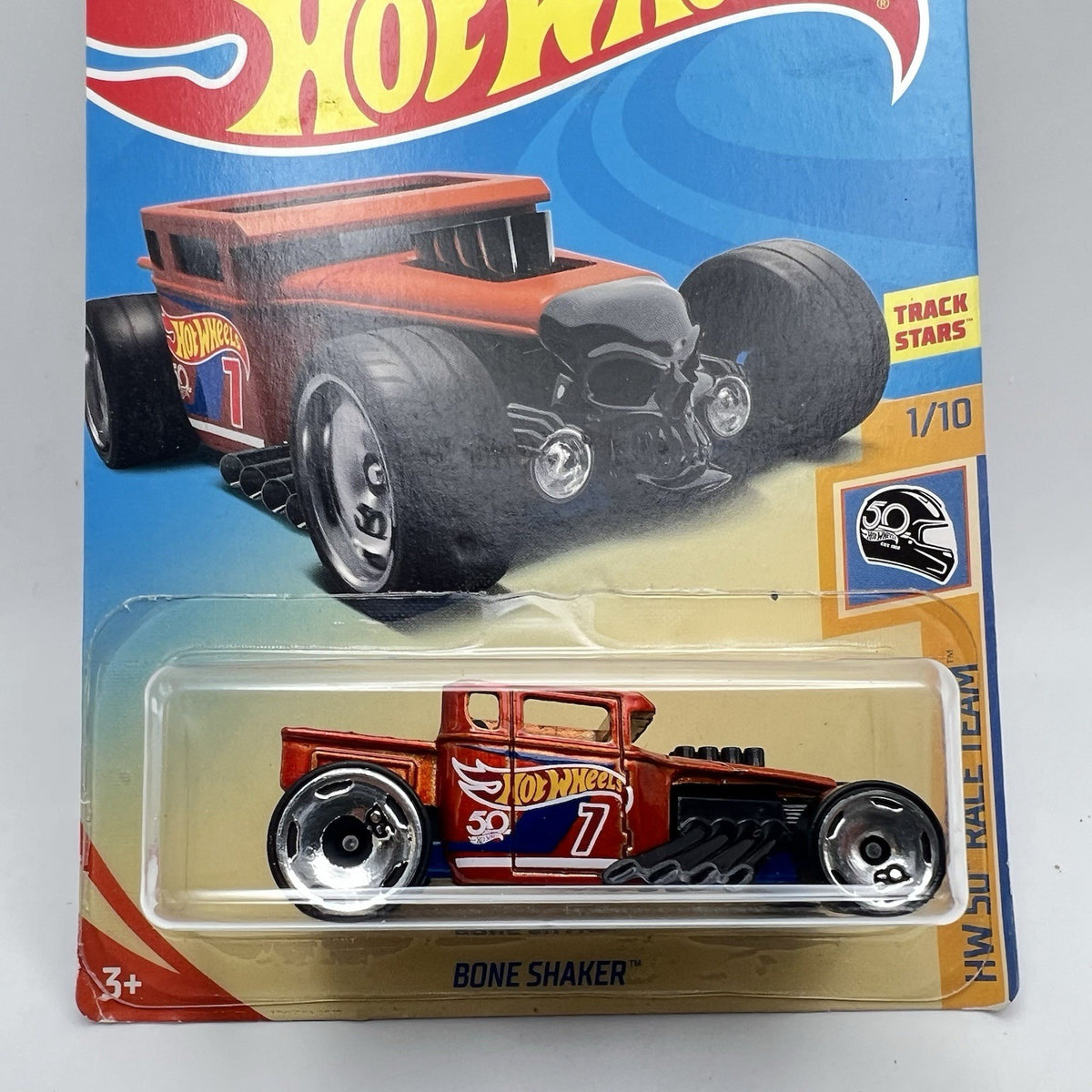2017 Hot Wheels 50th Anniversary Bone Shaker 334/365 50th Race Team