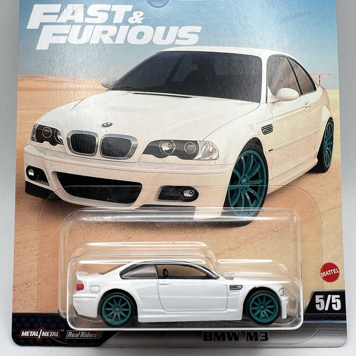 2023 Hot Wheels Premium Fast & Furious BMW M3 E46 White 3/5 Furious 7