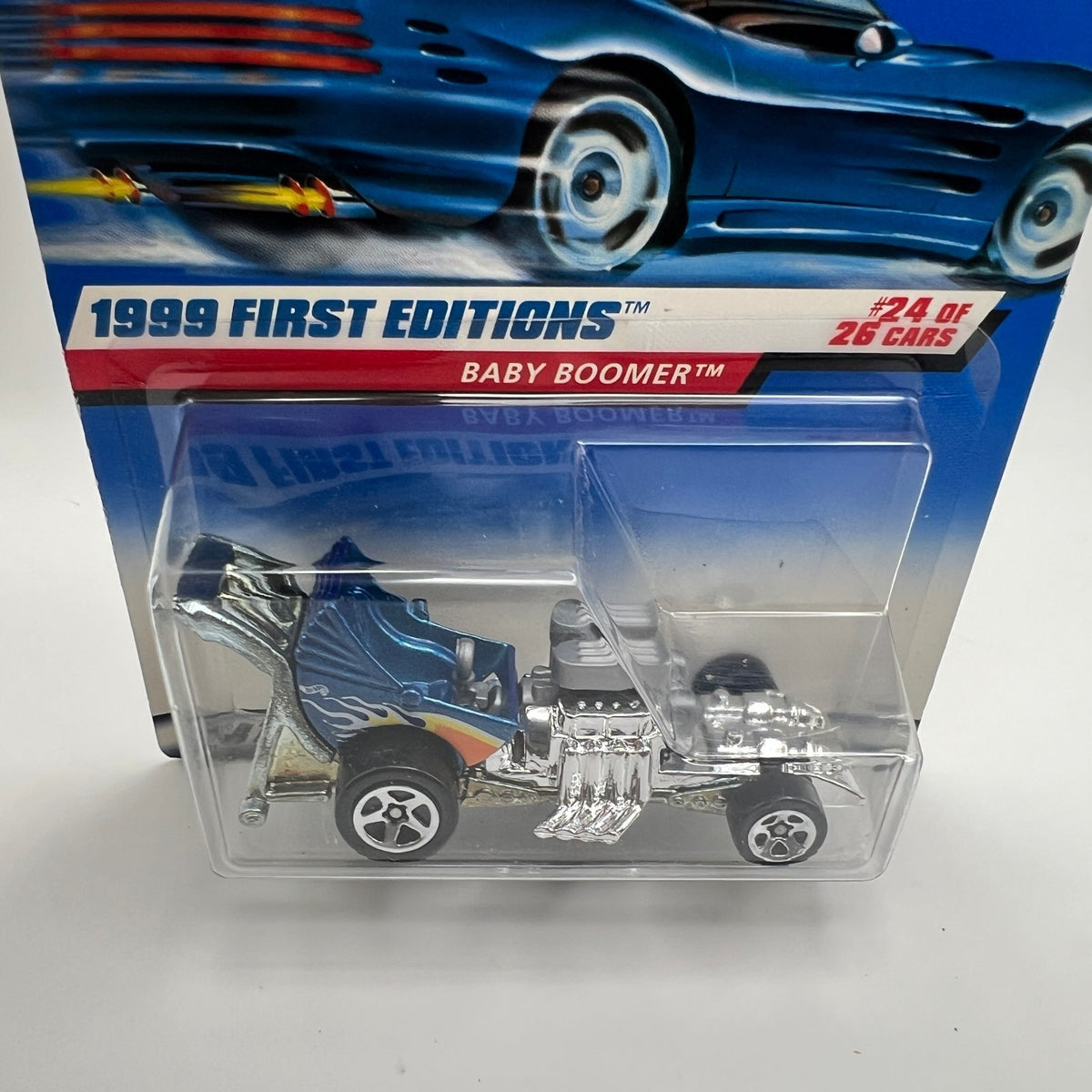 Hot Wheels Baby Boomer Blue 1999 First Editions 24/26 Collector 680 1:64