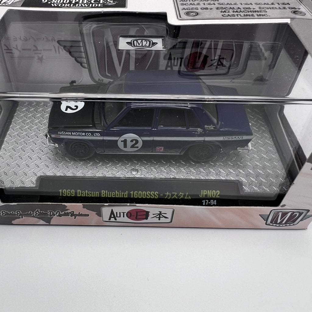 M2 Machines AUTO-JAPAN 1969 Datsun Bluebird 1600SSS JPN02 17-94
