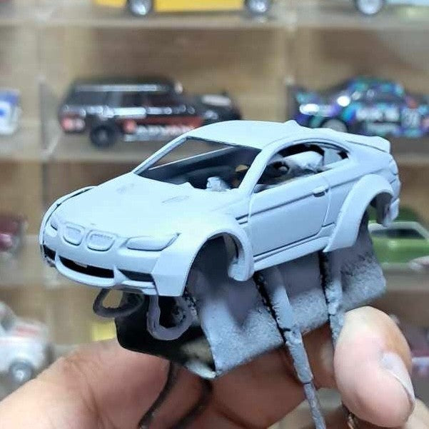 Liberty Walk Style Wide Body Kit for Hot Wheels '10 BMW M3 - Resin - 3d Printed