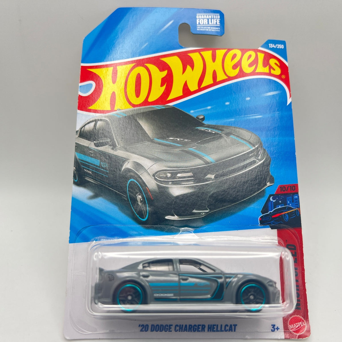 NIP 2026 Hot Wheels Mainline '20 Dodge Charger Hellcat 134/250 Grey Nightspeed