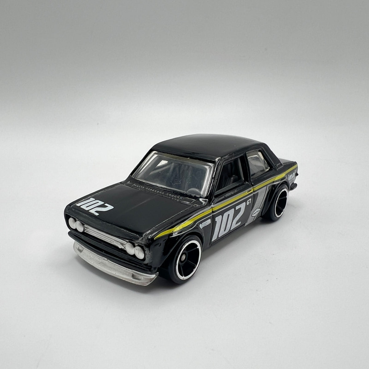 Hot Wheels Datsun Bluebird 510 Black #102 LOOSE 1/64