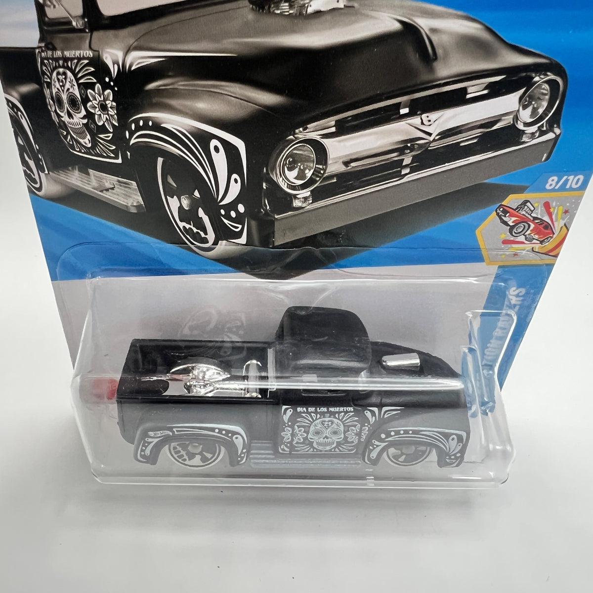 Hot Wheels Custom 56 Ford Truck Celebration Racers 8/10 Black 233/250