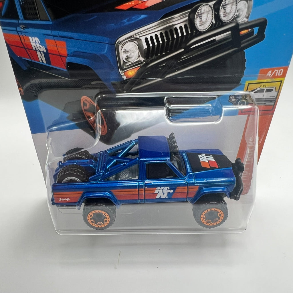 Hot Wheels 73 Jeep J10 91/250 HW Hot Trucks 4/10 Metallic Blue K&N