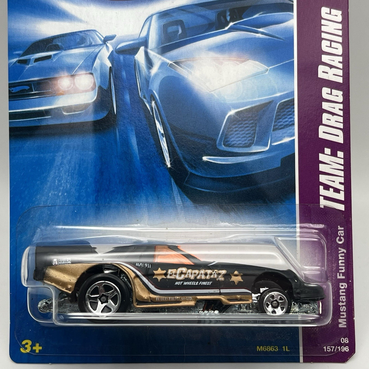 Hot Wheels Mustang Funny Car 157/196 - 2008 Mainline A