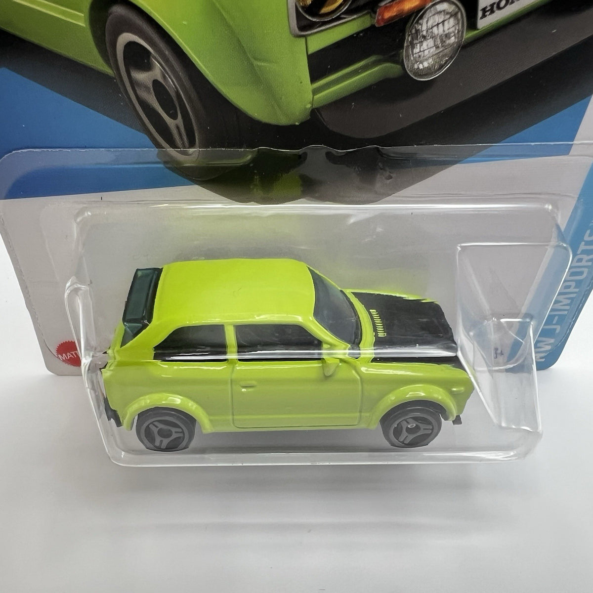 2023 Hot Wheels '73 Honda Civic Custom HW J-Imports 8/10 #117/250 Lime Green