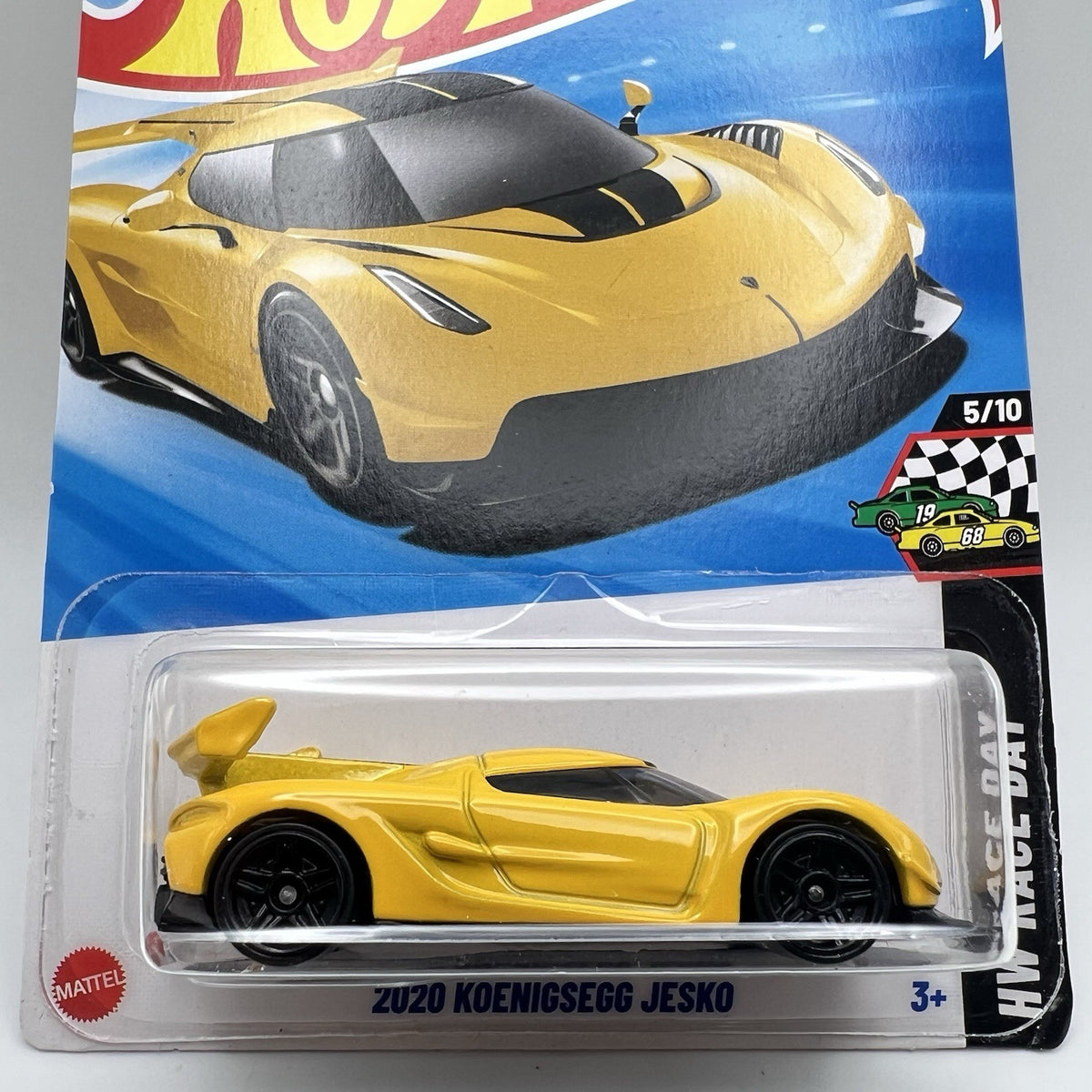 Hot Wheels Koenigsegg Jesko Yellow HW Race Day #125 NEW 2025