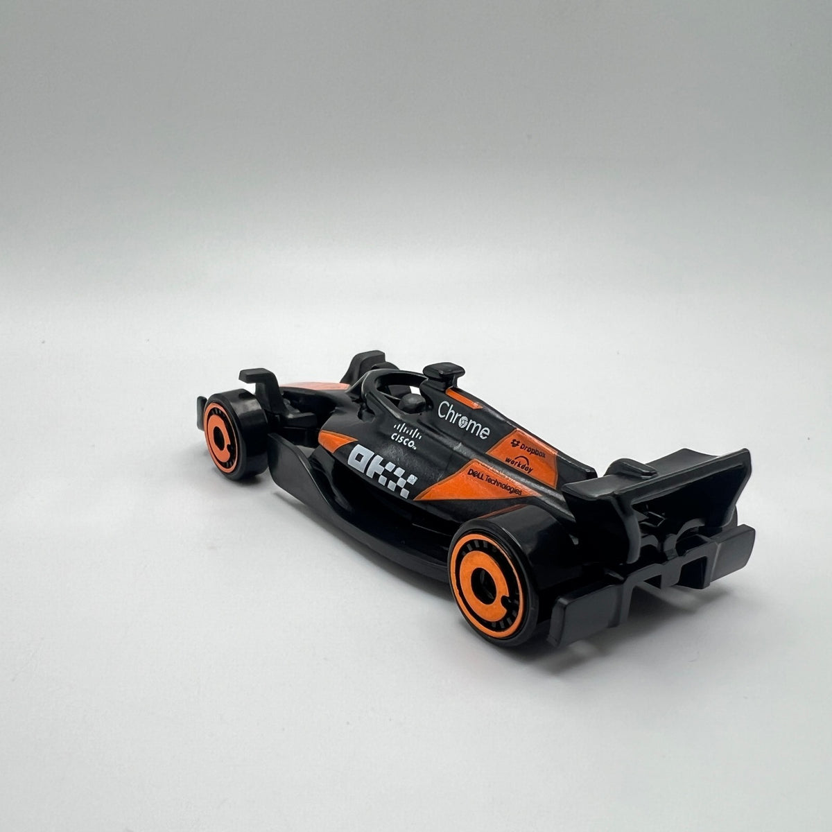 Hot Wheels McLaren F1 MCL38 Black Orange F1 Collection LOOSE 1/64