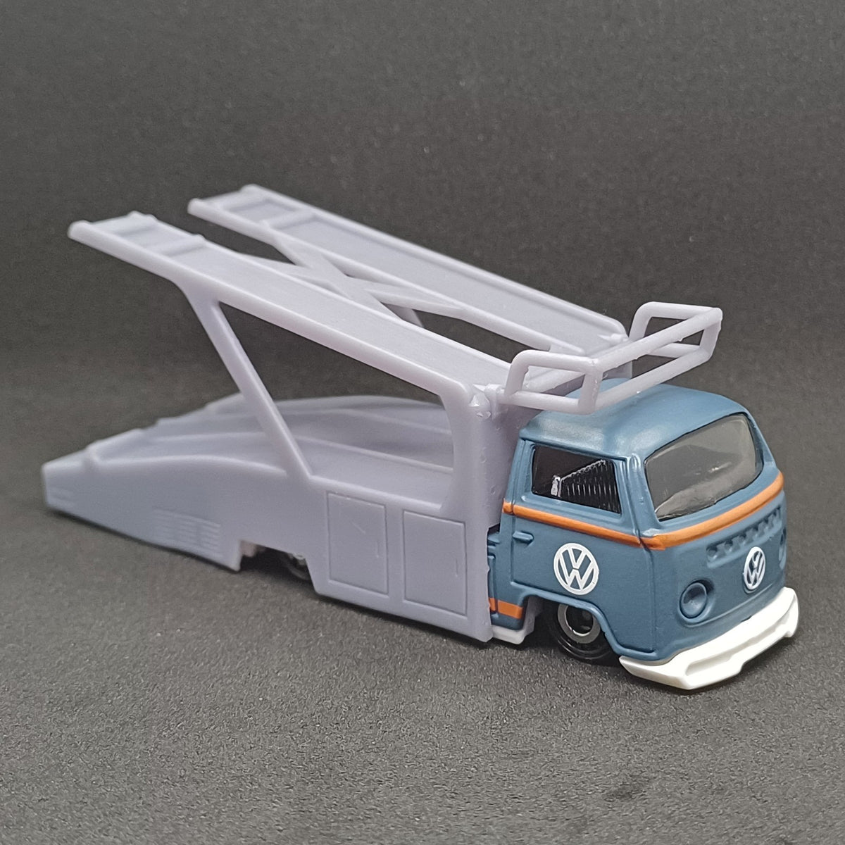 Double Decker Hauler add on for Hot Wheels Volkswagen T2 pickup - Resin