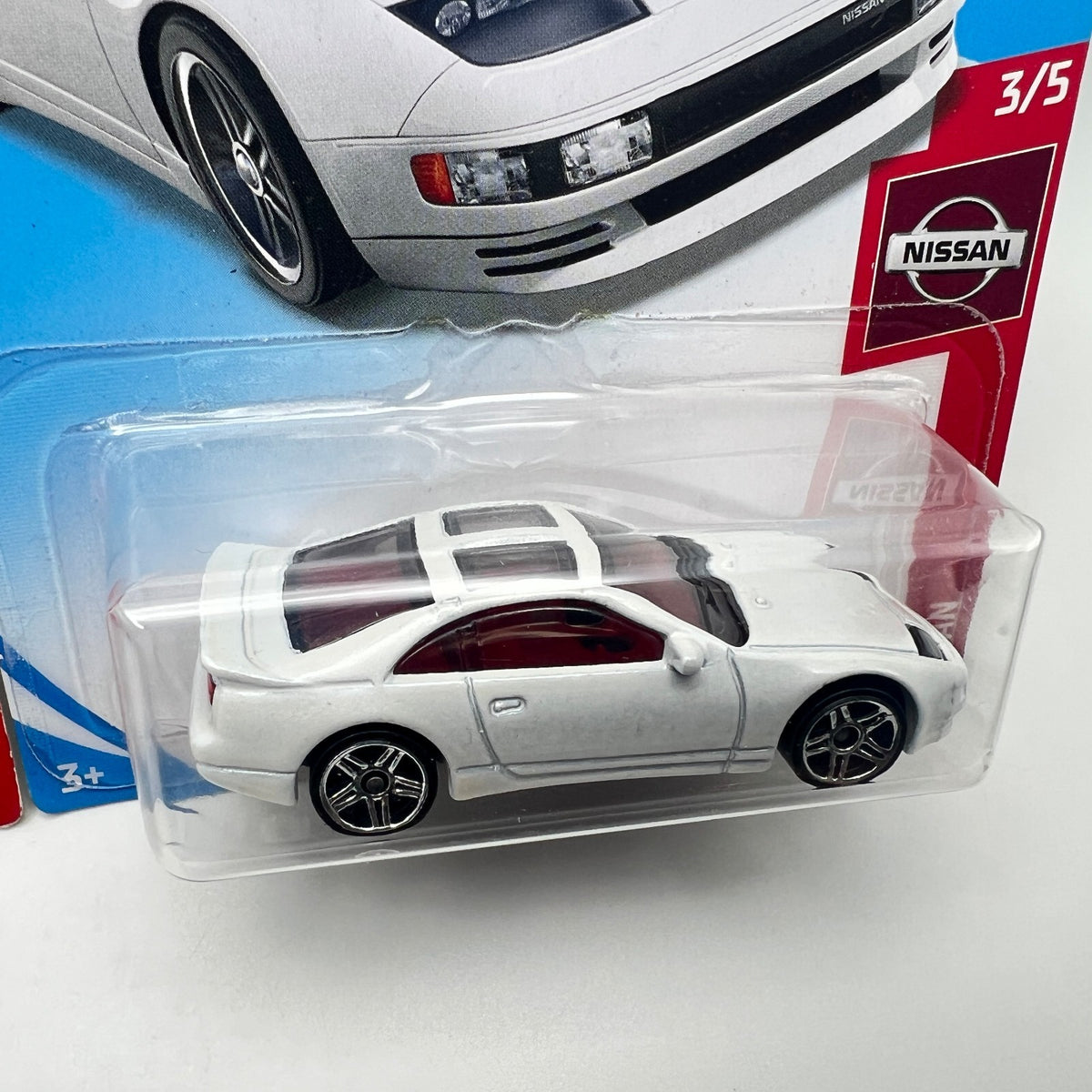 Hot Wheels Nissan 300ZX Twin Turbo Lot of 2 Red & White 110/250 Nissan 3/5
