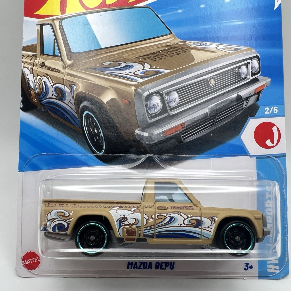 Hot Wheels 2025 HW J-Imports 2/5 047 Mazda REPU TAN Mad Mike