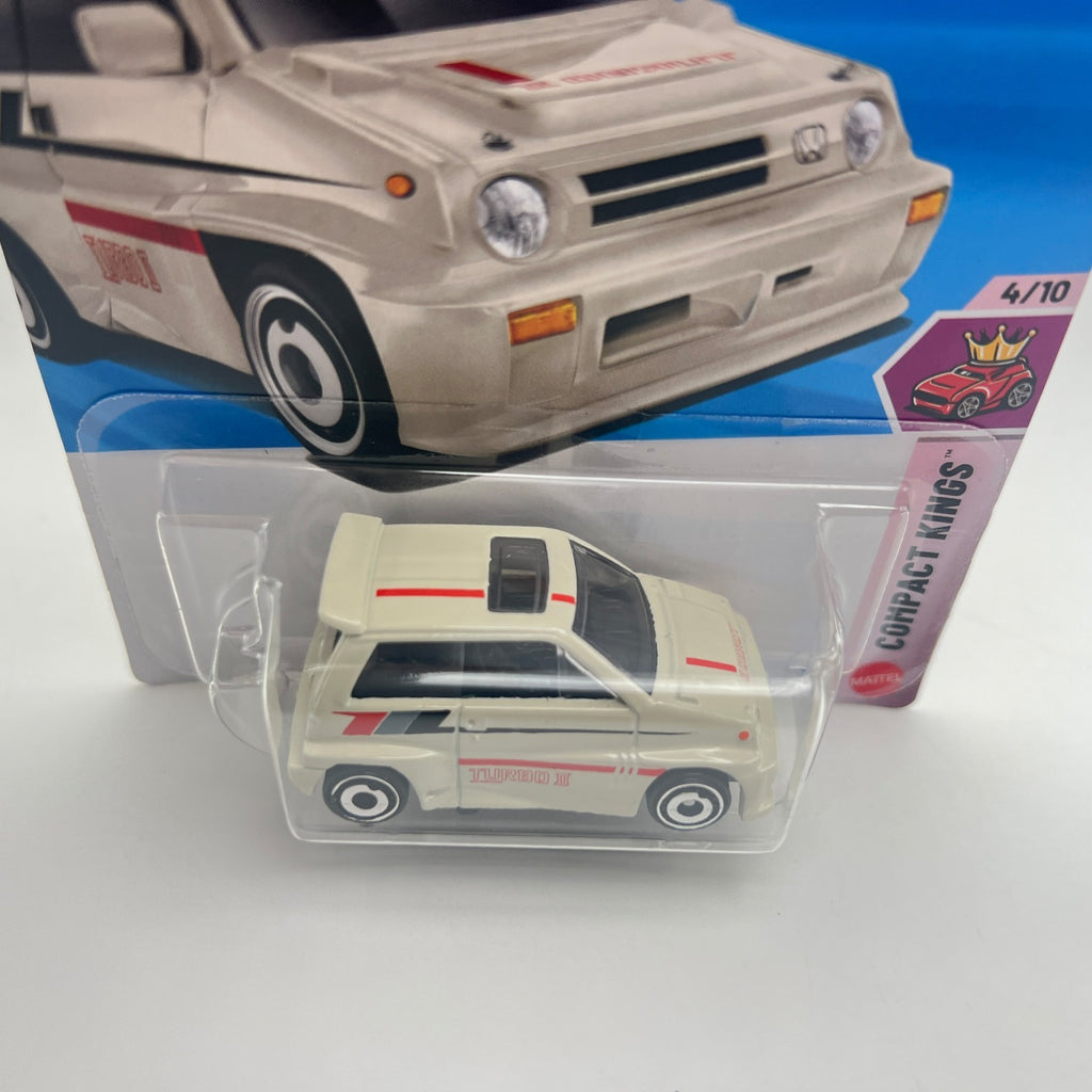 Hot Wheels '85 Honda City Turbo II White 105/250 Compact Kings 4/10 2026