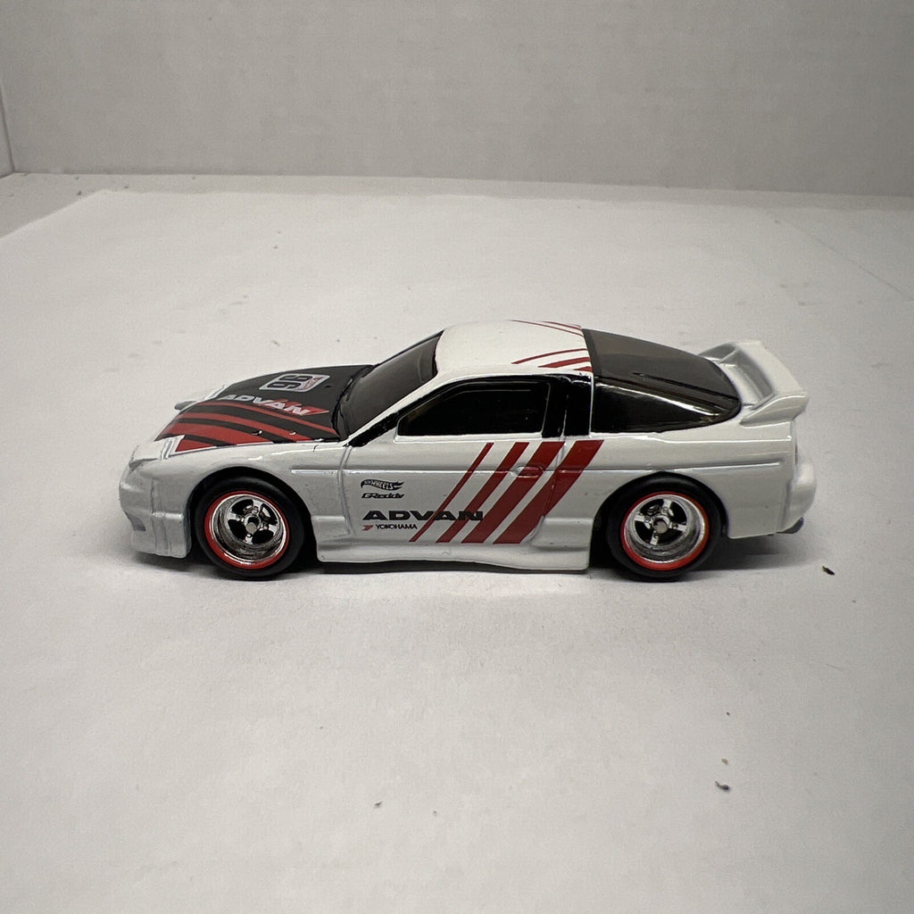 Hot Wheels Nightburnerz 7/10 1996 Nissan 180SX Type X Advan White W/Real Riders