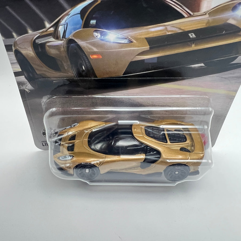 Matchbox 2024 Glickenhaus SCG 004 Gold 117/125 1:64 Diecast