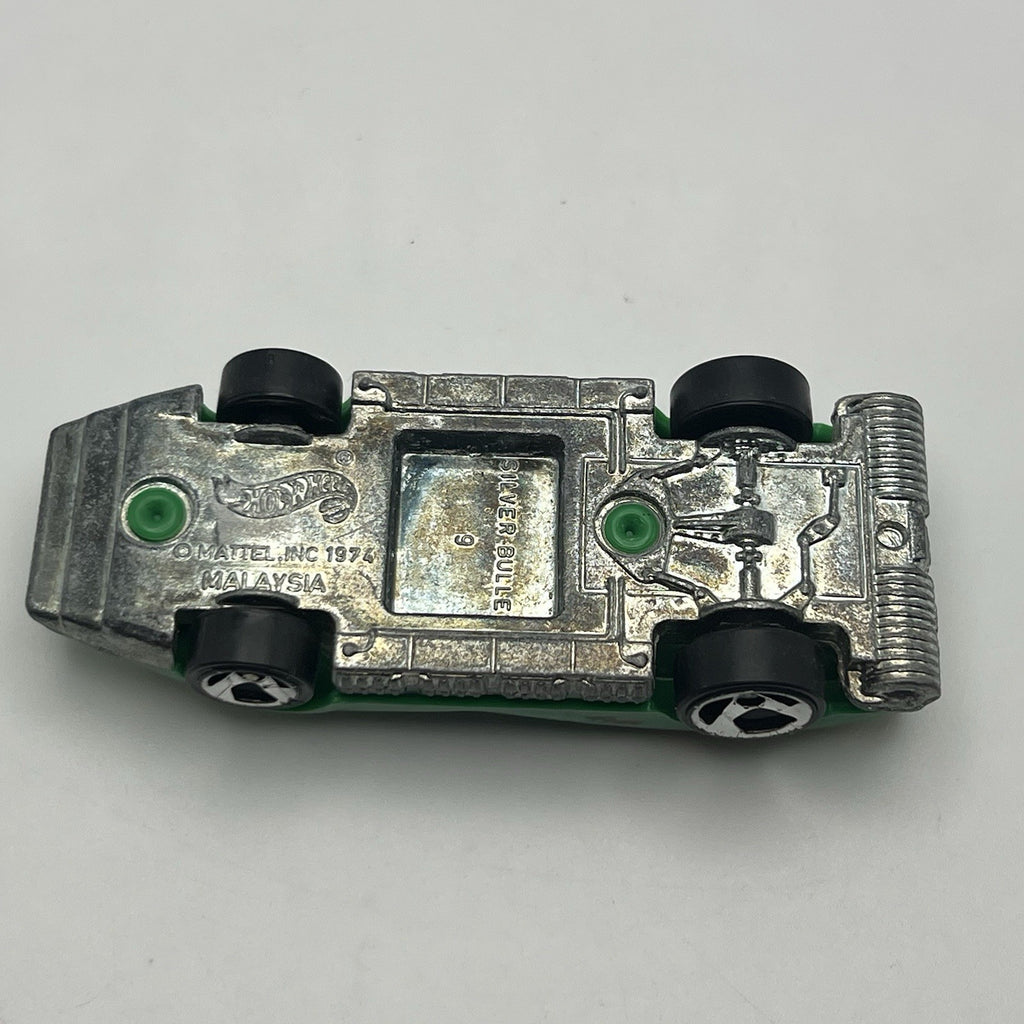 1974 Hot Wheels Green Silver Bullet. Made In Malaysia