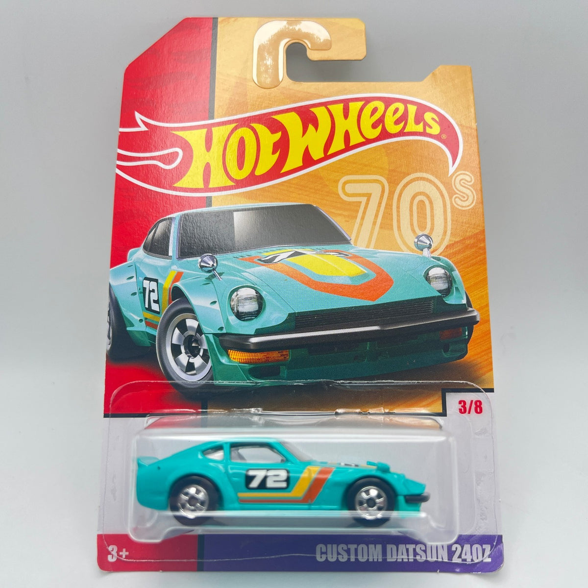 Hot Wheels 70s Custom Datsun 240Z Teal 3/8 Decades 1:64 Diecast