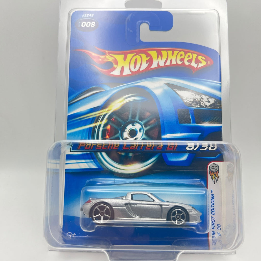 Hot Wheels Porsche Carrera GT Silver 2006 First Editions #008
