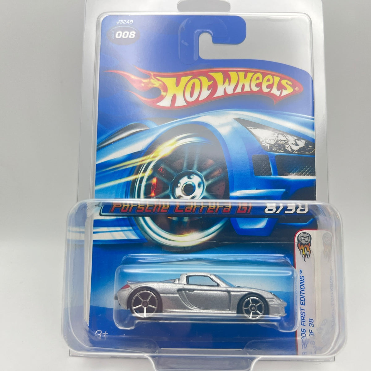 Hot Wheels Porsche Carrera GT Silver 2006 First Editions #008
