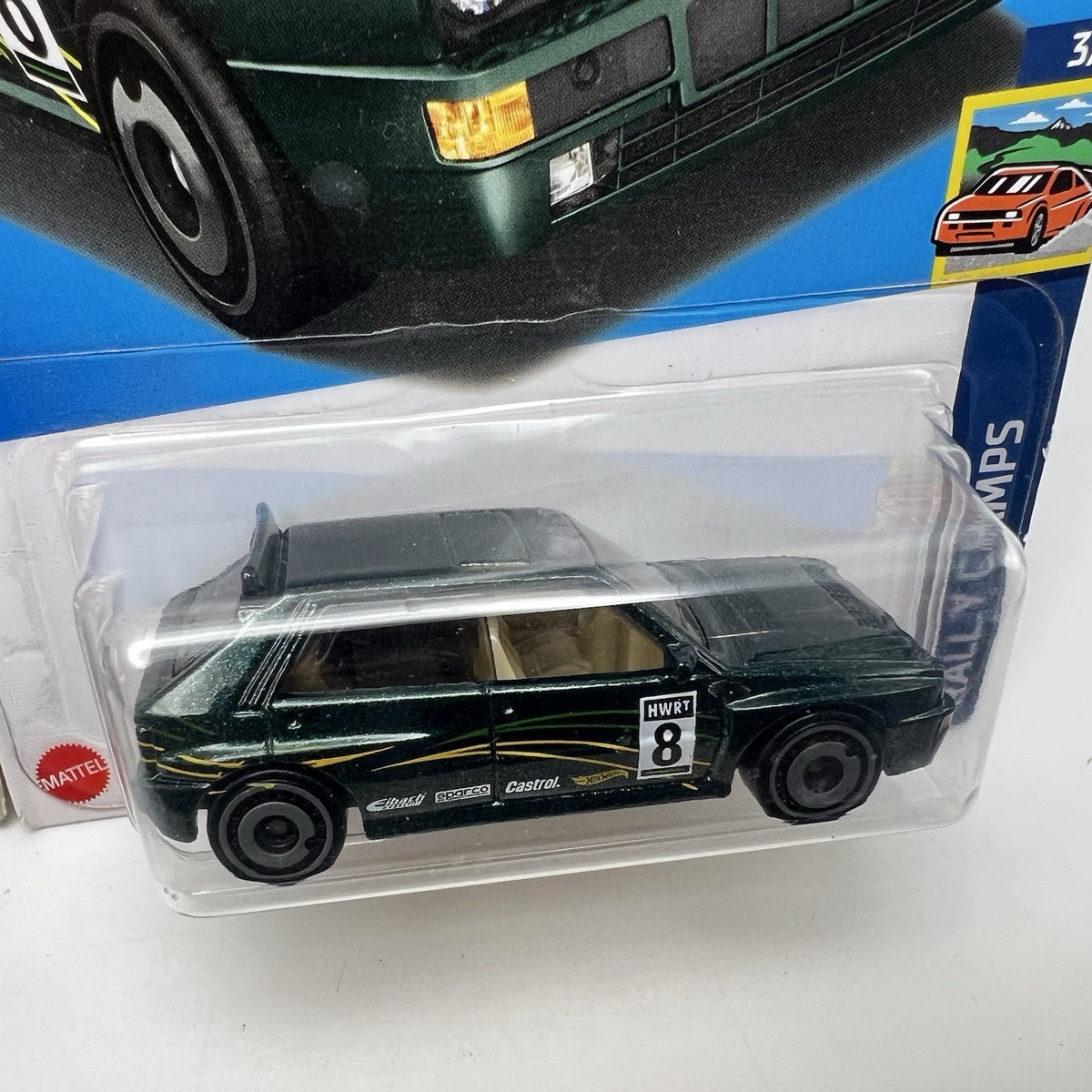 Hot Wheels Baja Blazers Lancia Delta Integrale Rally Cars In White + Green
