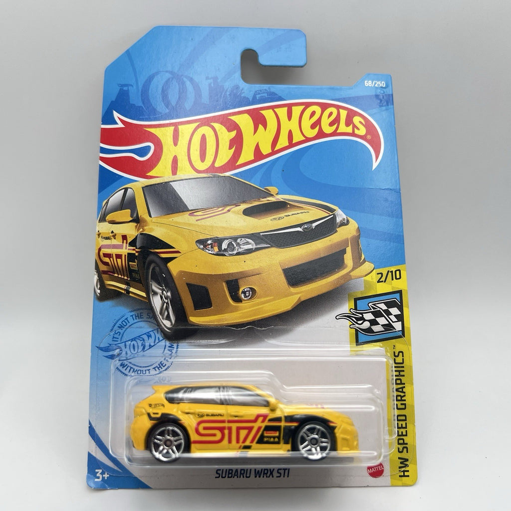 HOT WHEELS Jdm Subaru Wrx Sti Grey White Blue And Yellow Lot Of 4