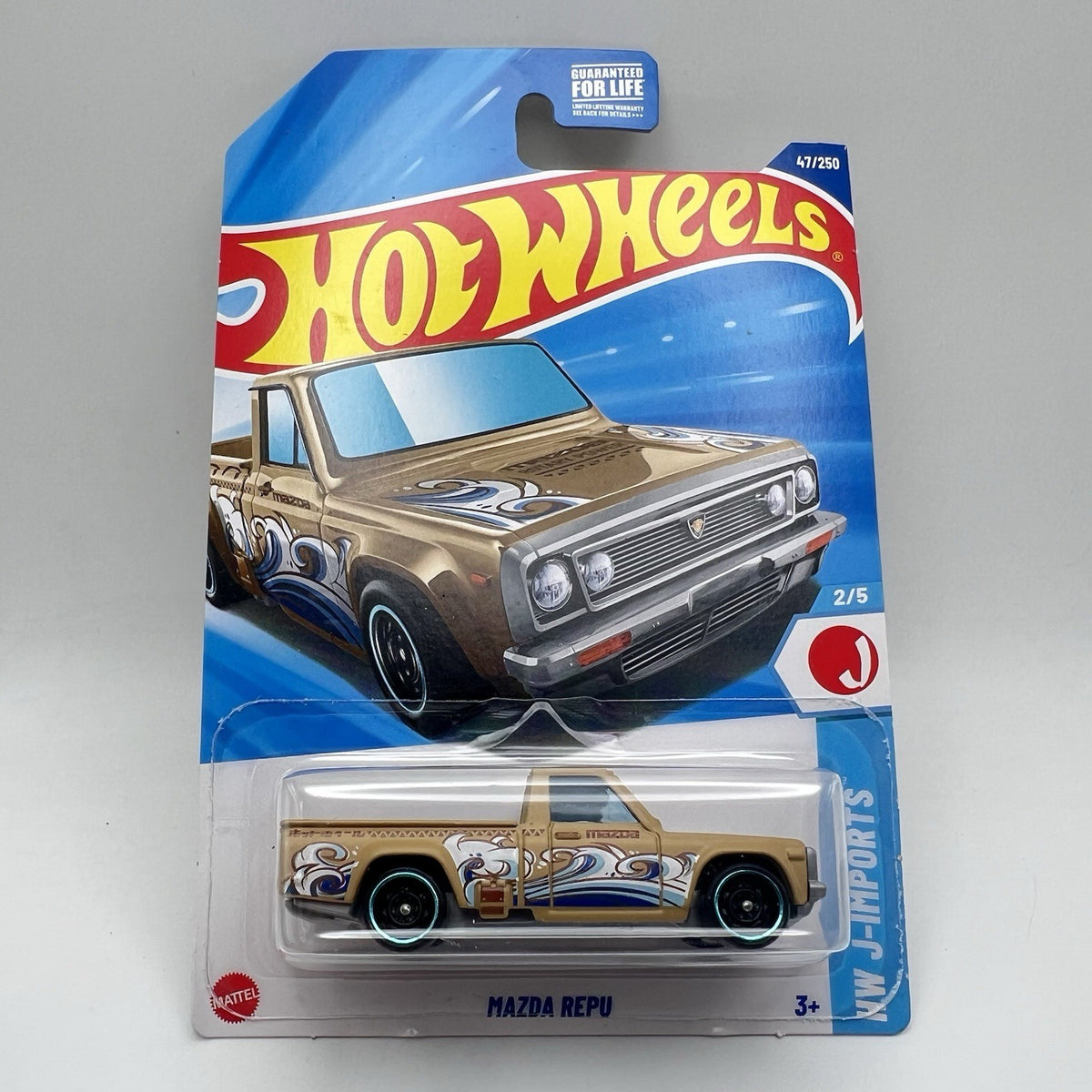 Hot Wheels 2025 HW J-Imports 2/5 047 Mazda REPU TAN Mad Mike
