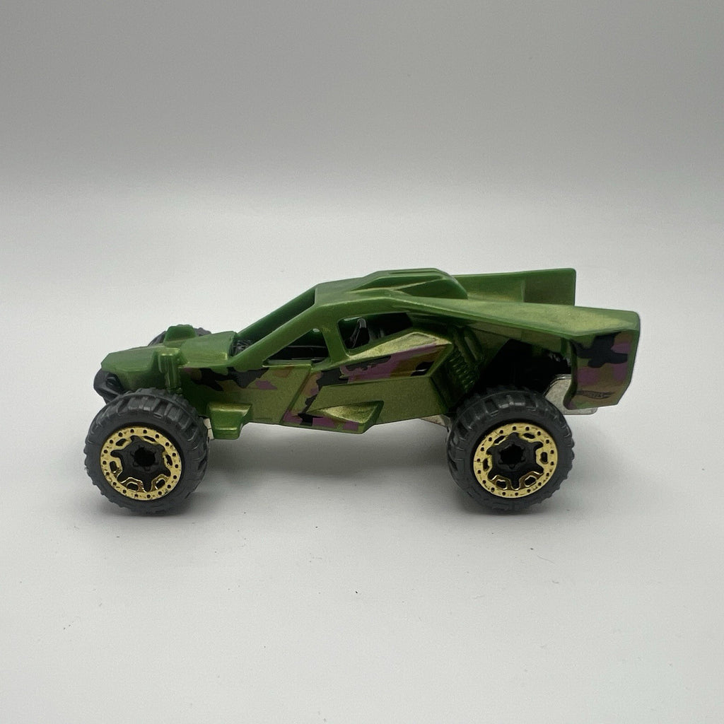 2019 Hot Wheels Speed Blur Loose TEAM HOT WHEELS CORKSCREW BUGGY (Green)