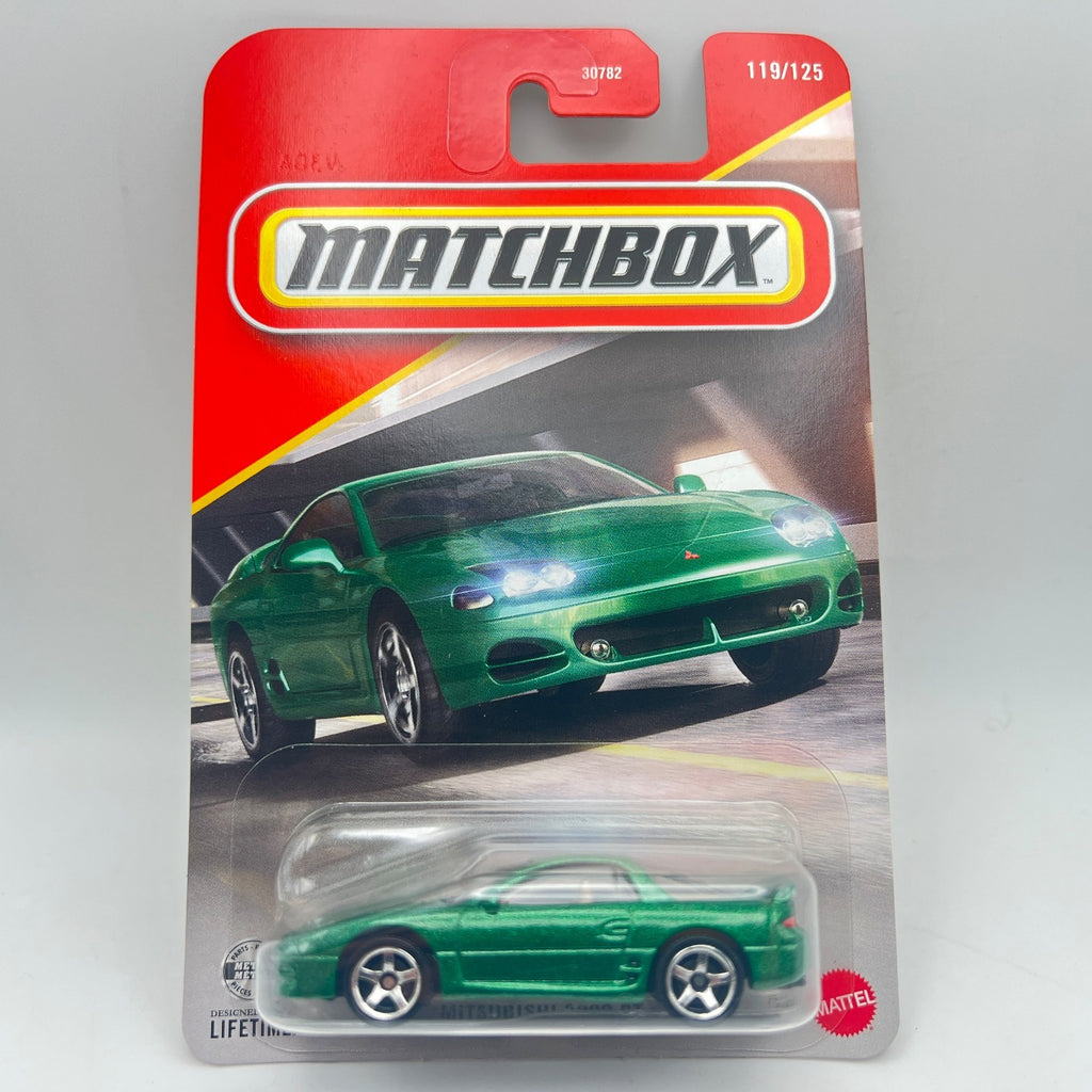 Matchbox 1994 Mitsubishi 3000GT Lot of 3 Red 68/100 Black 64/102 Green 119/125