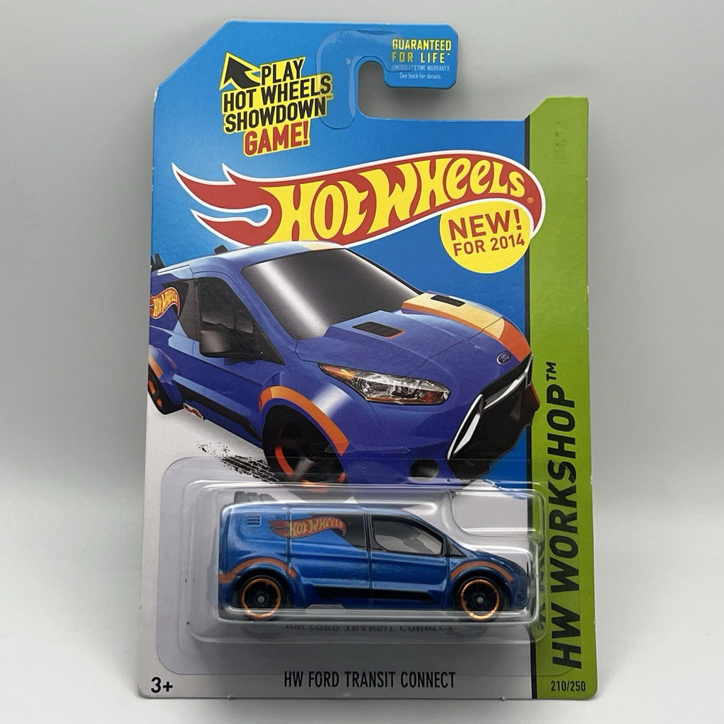 Hot Wheels HW Ford Transit Connect Metallic Blue 210/250 HW Workshop HW Garage