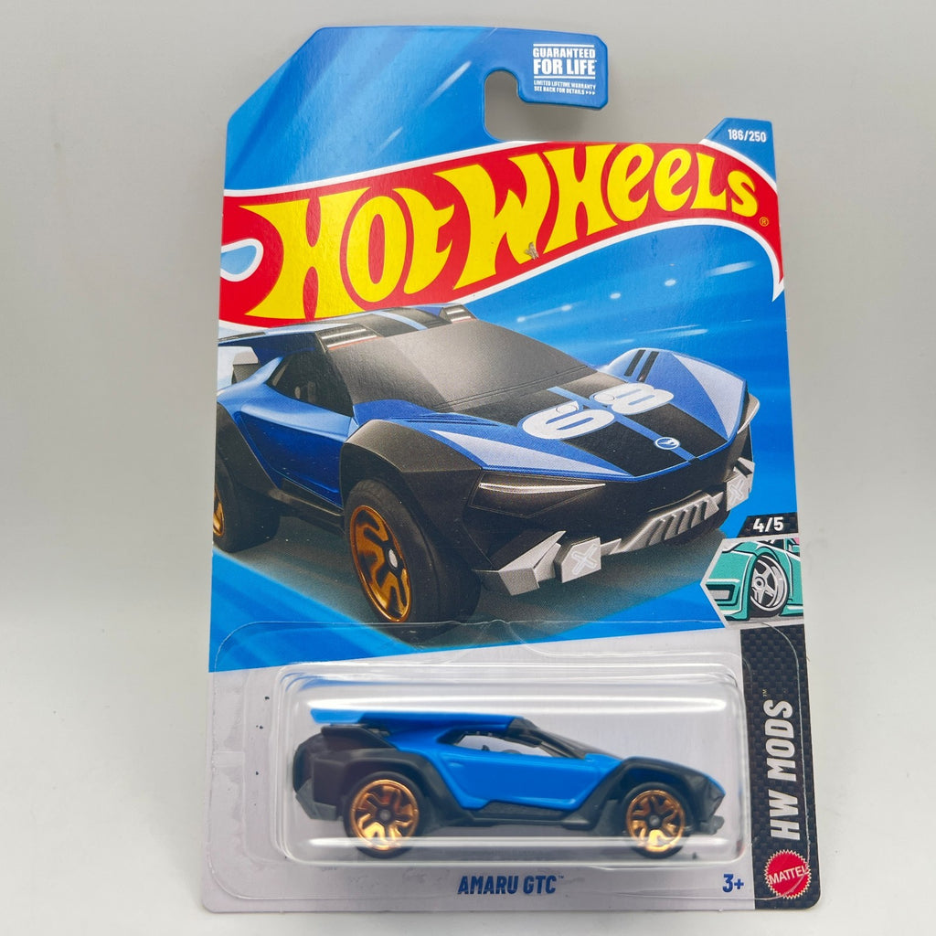 Hot Wheels Amaru GTC Blue 186/250 HW Mods 4/5