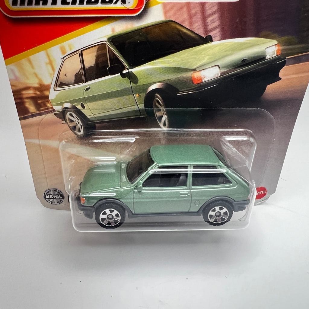 Matchbox 1983 Ford Fiesta MK 2 84/125 Light Metallic Green 1:64 Diecast