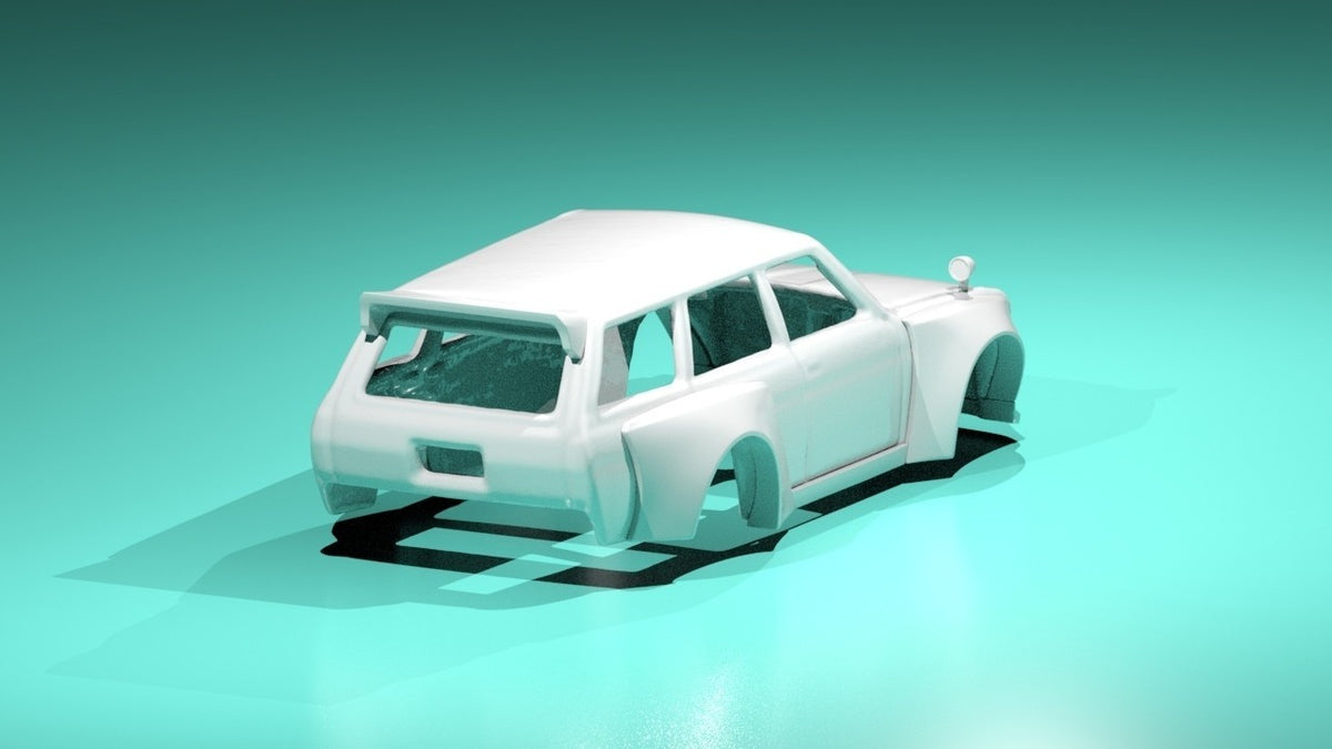 Pandem Style Wide Body Kit for Hot Wheels Datsun 510 Wagon - Resin - 3d Printed