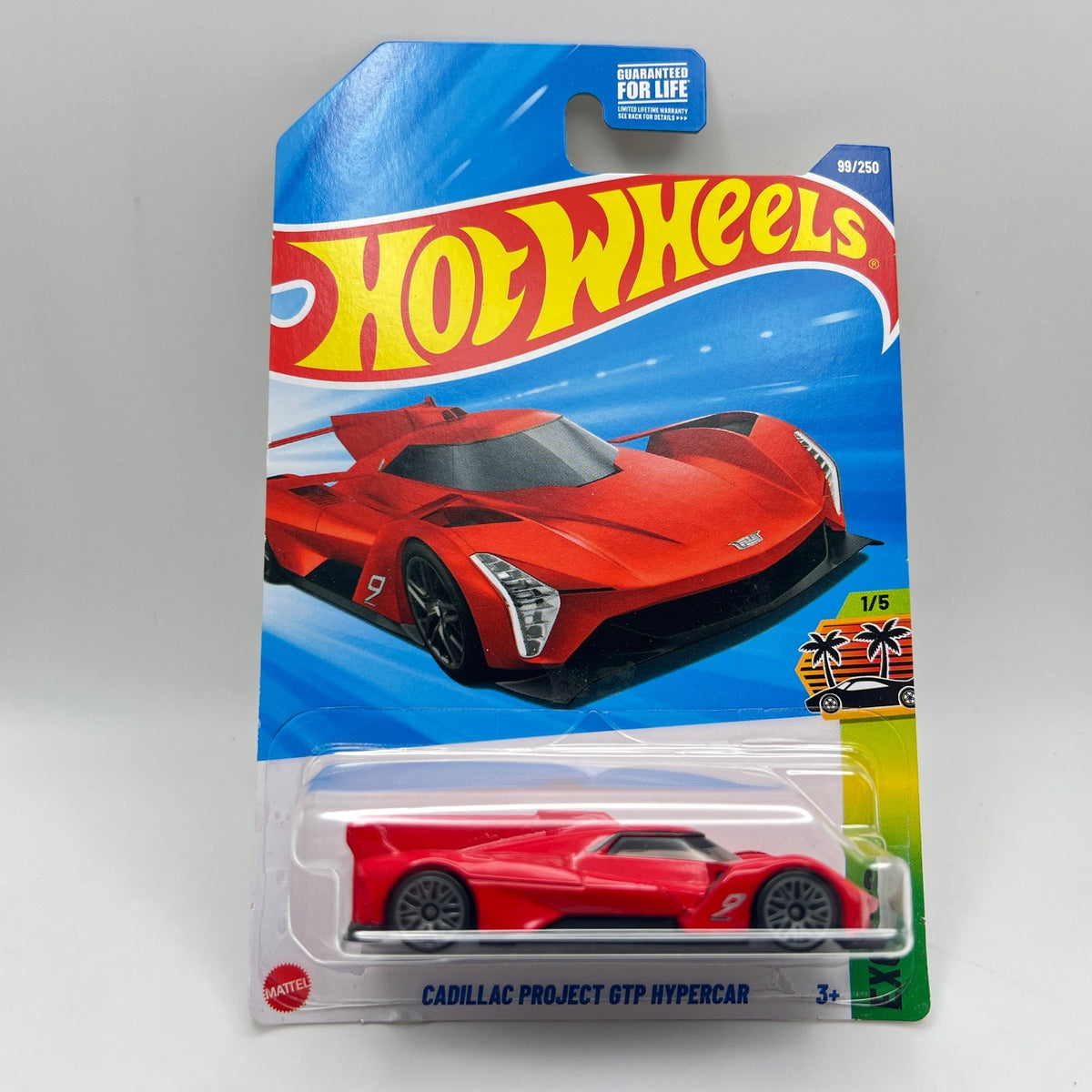 Hot Wheels Cadillac Project GTP Hypercar Exotics 1/5 Red 99/250 2025