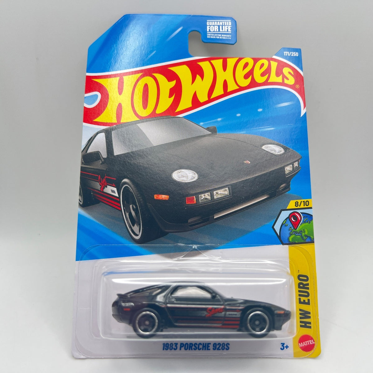 Hot Wheels 2026 Mainline HW Euro 1983 Porsche 928S Black #171 US Card