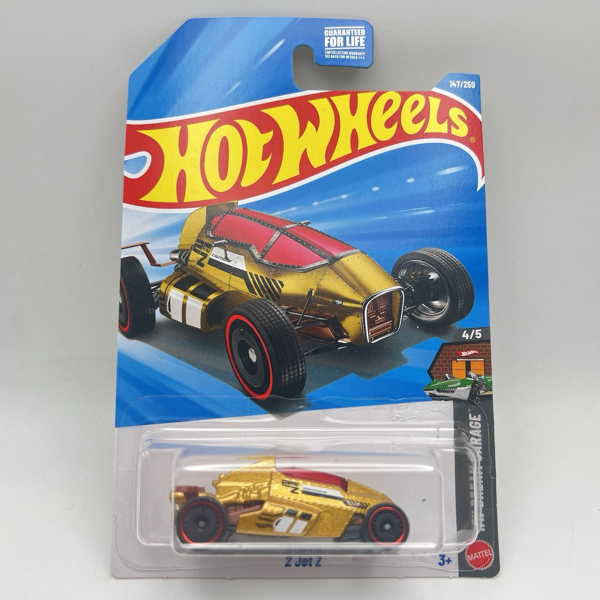 💛❤️ Hot Wheels 2 Jet Z Gold #147 Mainline 2026 Case G Treasure Hunt New TH